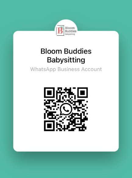 WhatsApp QR Code - Scan to chat with Bloom Buddies